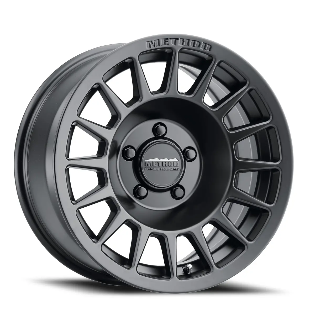 Method 17X8.5 Bead Grip Mr707 Bolt Pattern 5 On 127 Offset 0 Lip Size 0 Matte Black Mb Aluminum Wheel 1