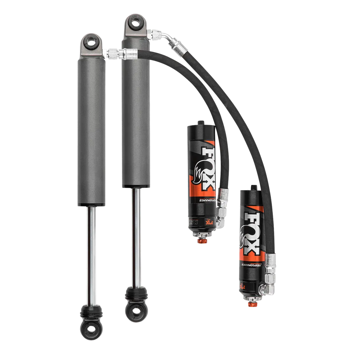 2019-2024 Silverado/Sierra 1500 Rear 2.5 Truck Frs Remote Reservoir 0-2 Inch Lift Dual Speed Compression Adjuster Fox Offroad Shocks 1