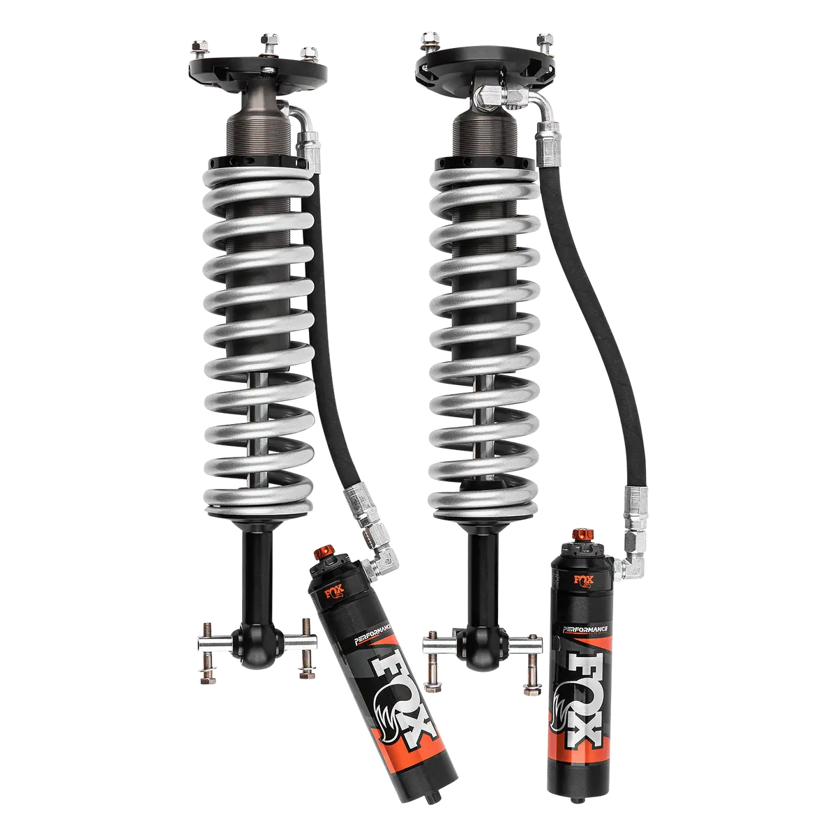 2019-2024 Silverado/Sierra 1500 W/Uca Front Coilover Performance Elite 2.5 Series Aluminum Remote Reservoir 6.0 Inch Non-Tb/Non-At4 3.5 Inch Lift Tb/At4 1.5 Inch Lift Fox Offroad Shocks 1