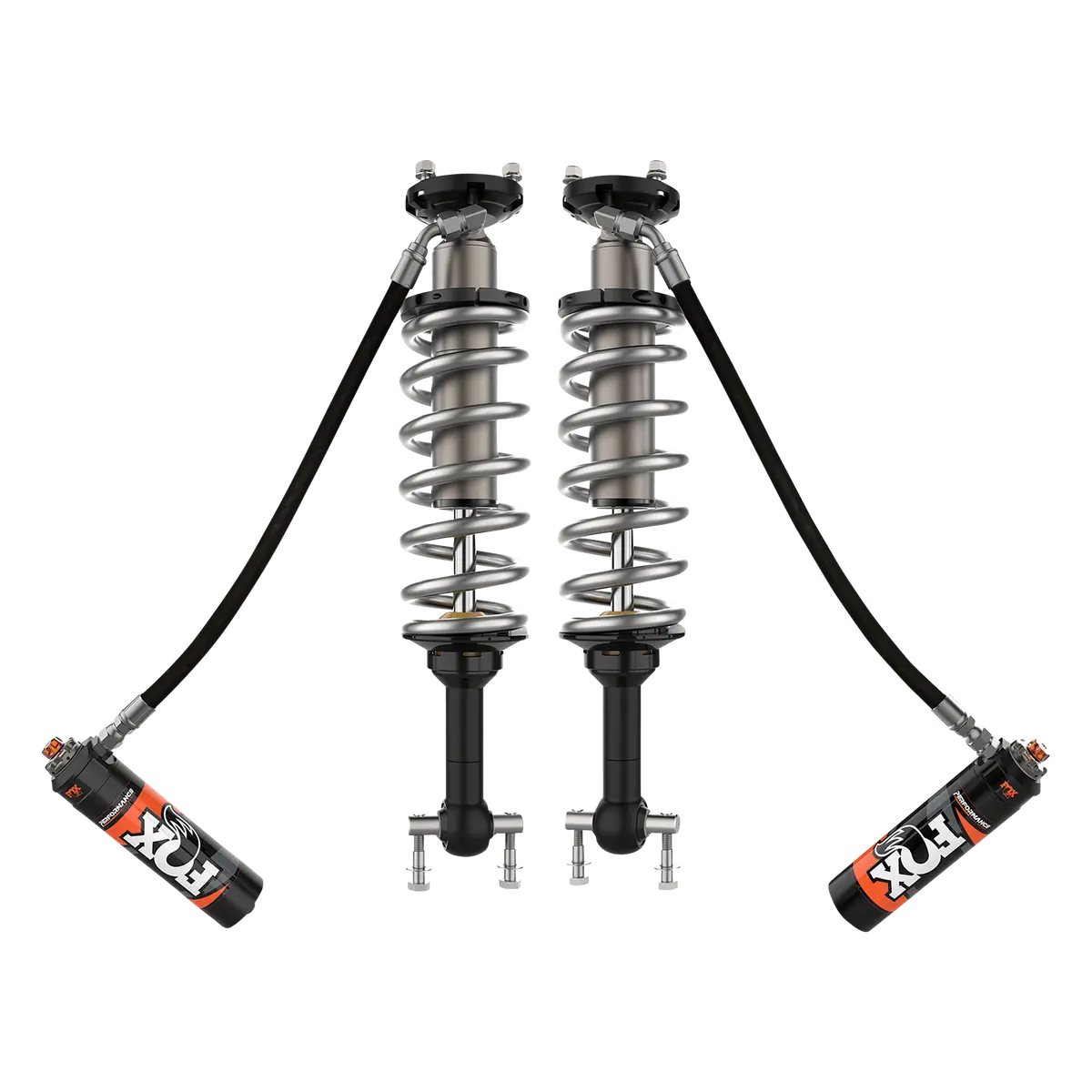 21-Up Ford Bronco 4 Door  No Raptorw/Uca Front Coilover Performance Elite 2.5 Remote Reservoir Base 4 Inch Lift Sasquatch 4-4.5 Inch Lift Dual Speed Compression Adjuster Fox Offroad Shocks 1