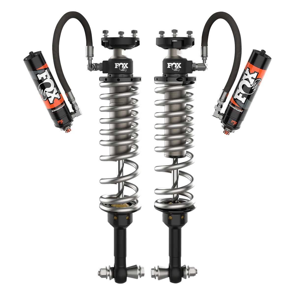 21-Up Ford Bronco 4 Door No Raptor Rear Coilover Performance Elite 2.5 Remote Reservoir Base 2-2.5 Inch Lift Sasquatch 2 Inch Dual Speed Compression Adjuster Fox Offroad Shocks 1