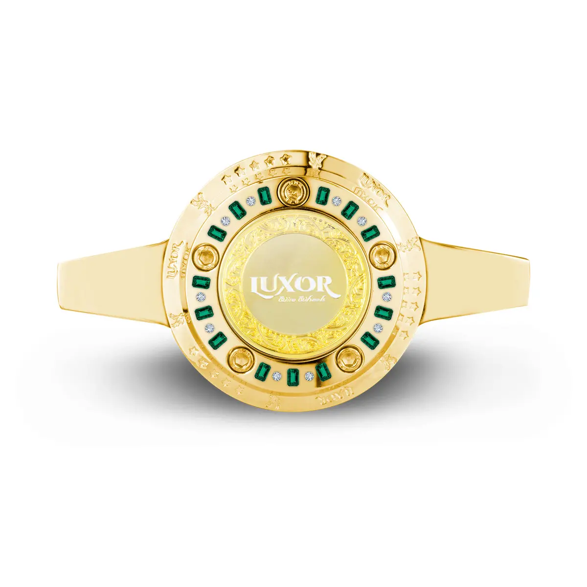 Emerald 2 Bar Knock Off Gold 1