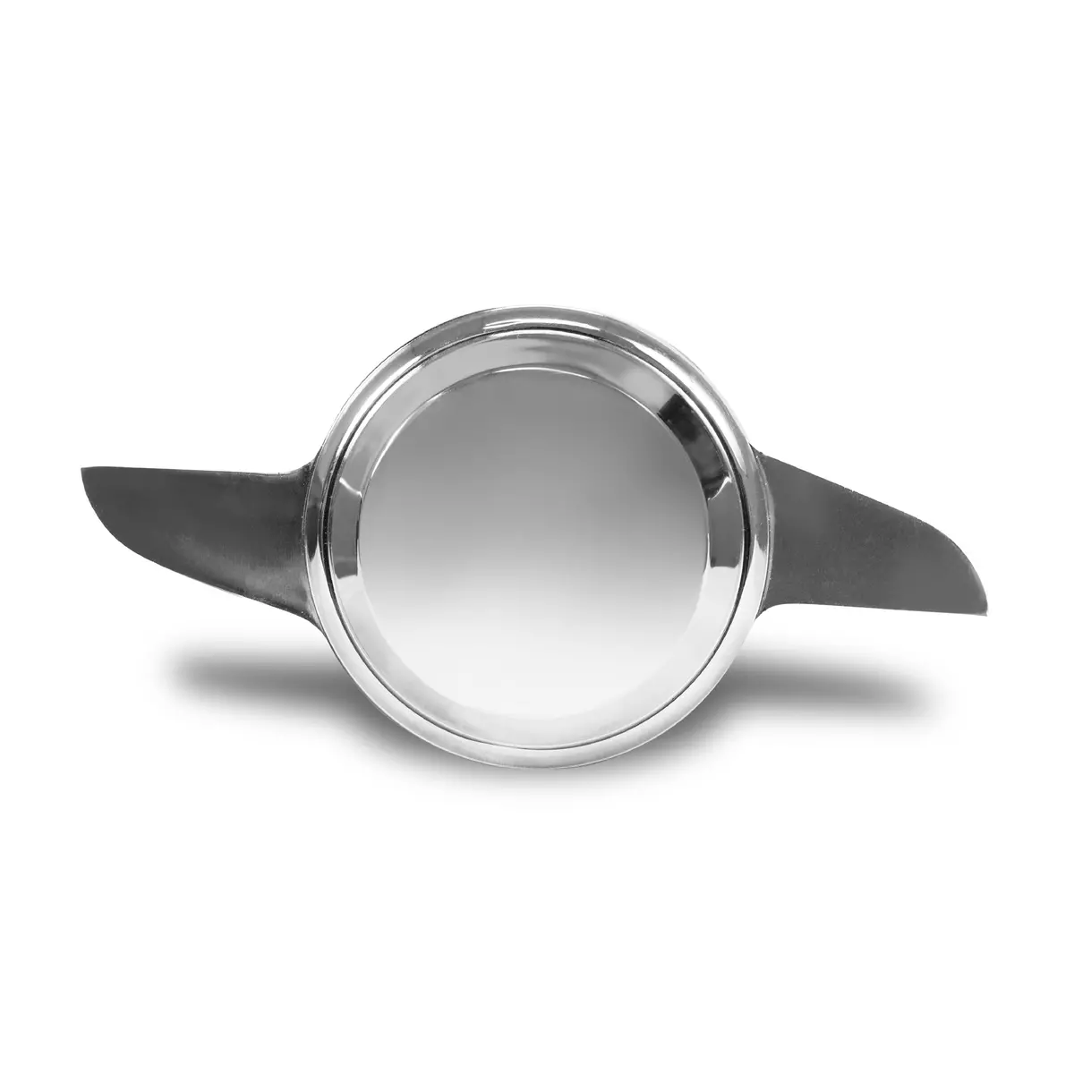 2 Bar Swept Dome Shark Fin Knock Off Chrome 1