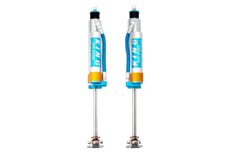 King Shocks 84-00 Jeep Cherokee Xj Front 2.5 Dia Piggy Hose Res Shock For 3-4In Lift (Pair) 1