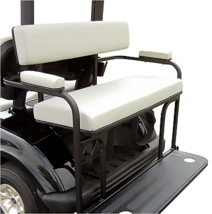 2 In 1 White Combo Seat Kit For Ezgo Txt Golf Carts 1992+ 1