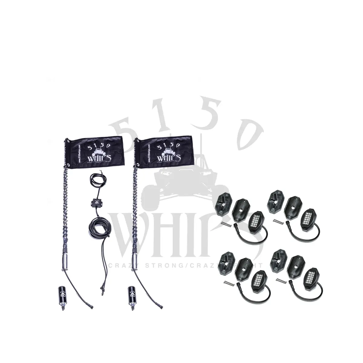 187 Whips And Rock Light Combo Kit 1
