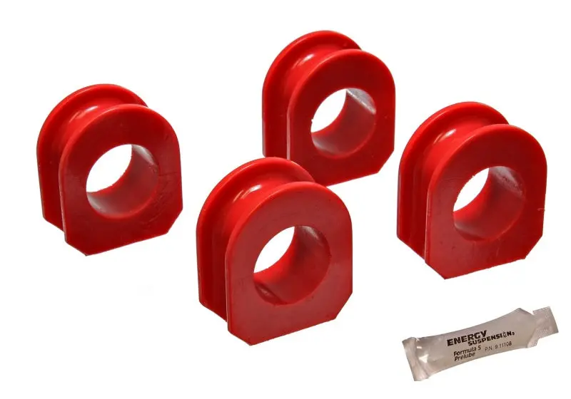 Energy Suspension Rear Sway Bar Bushings For Gm P-30 Chassis – 1-3/4" Diameter, Red Polyurethane 1
