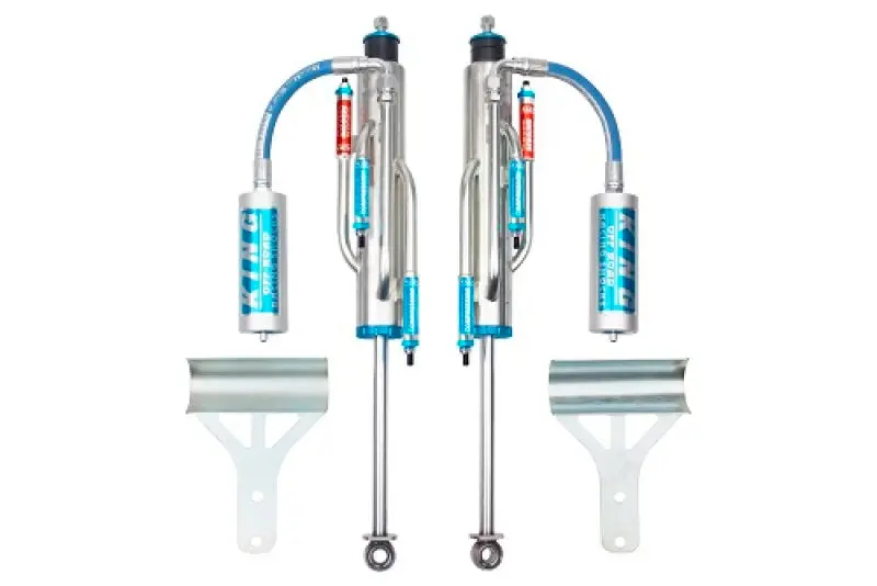 King Shocks 07-18 Jeep Wrangler Jk Front 2.5 Dia Hose Remote Bypass Shock 0-2In Lift (Pair) 2