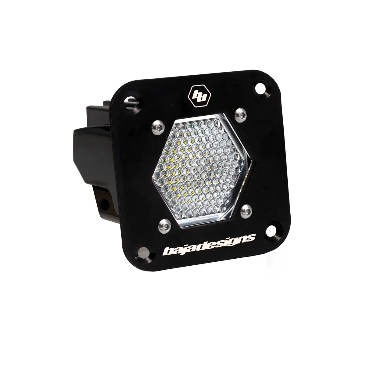 Led Light Pod Flush Mount Clear S1 Work/Scene Pattern Baja Designs 1