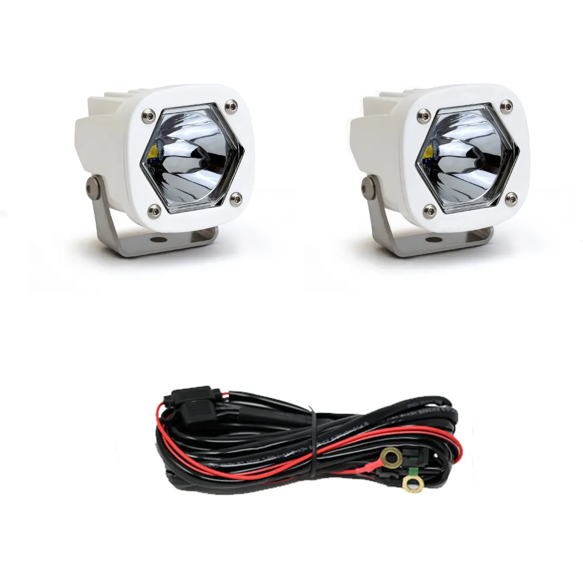 Led Light Pods Si Spot White Pair Baja Designs 1