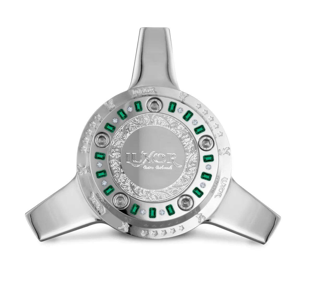 Emerald 3 Bar Knock Off Chrome 1