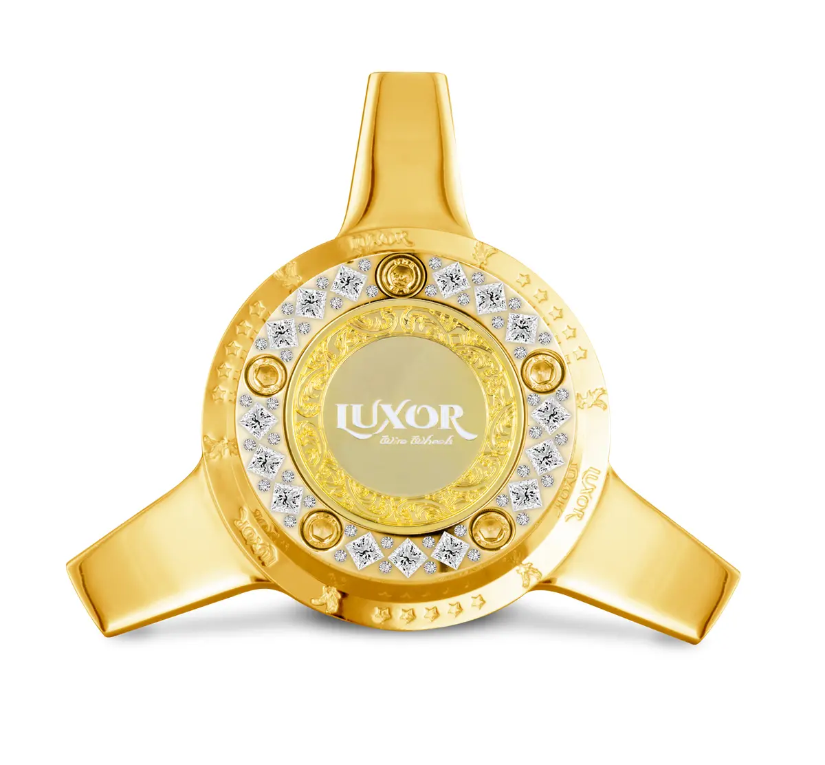 High Roller Diamond 3 Bar Knock Off Gold 1