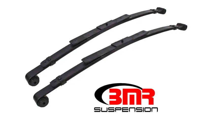 Bmr Rear Lowering Leaf Springs For 1967–1969 First-Gen F-Body – 2-Inch Drop, Black Powder Coat 1