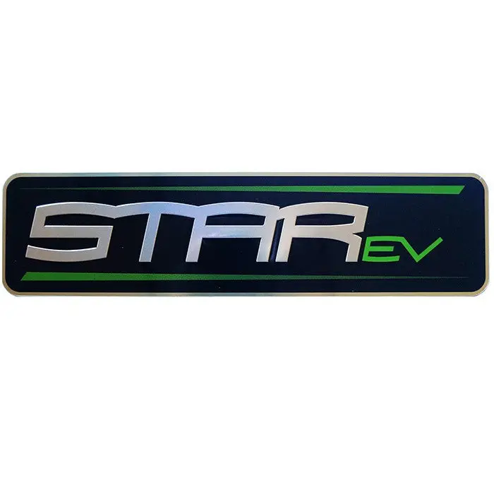Rear Decal For Star Ev Golf Carts 1