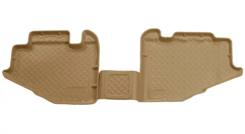 Husky Liners Classic-Style Floor Mats — Second-Row Tan — Fits 1997–2005 Jeep Wrangler 1