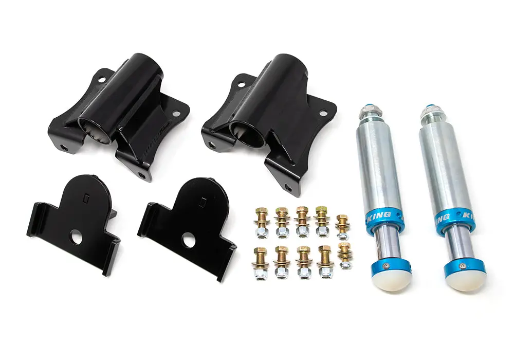 05-22 Toyota Tacoma Rear Bump Stop Mounting Kit With King 2.0 Bump Stops 1