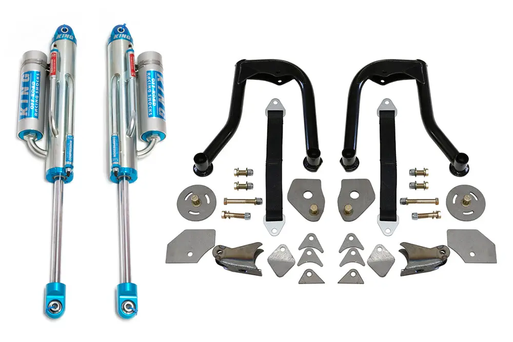 05-22 Toyota Tacoma Rear Shock Hoop Kit With King Bypass Shocks 1