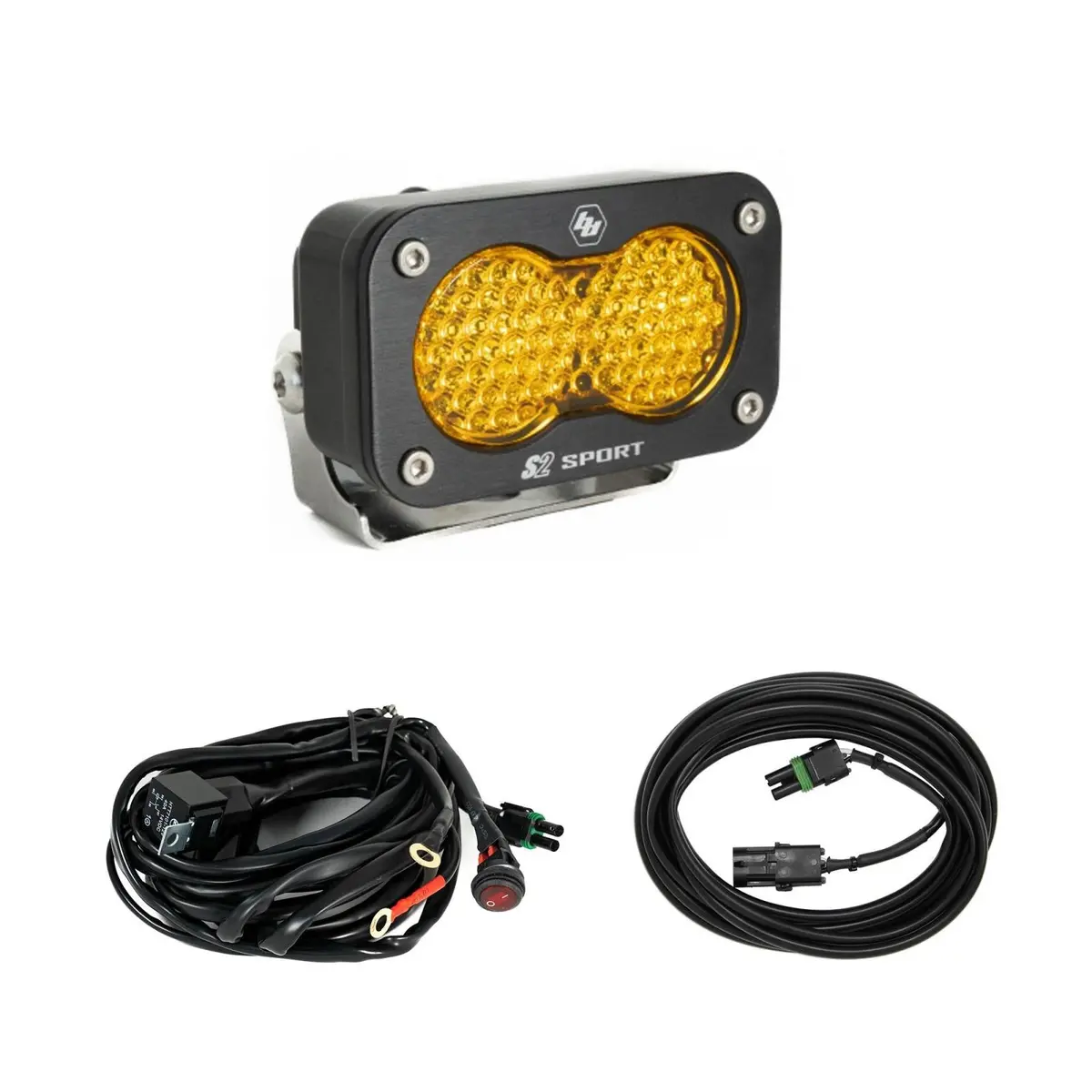 S2 Sport Universal Chase Light Kit Work/Scene Baja Amber Baja Designs 1