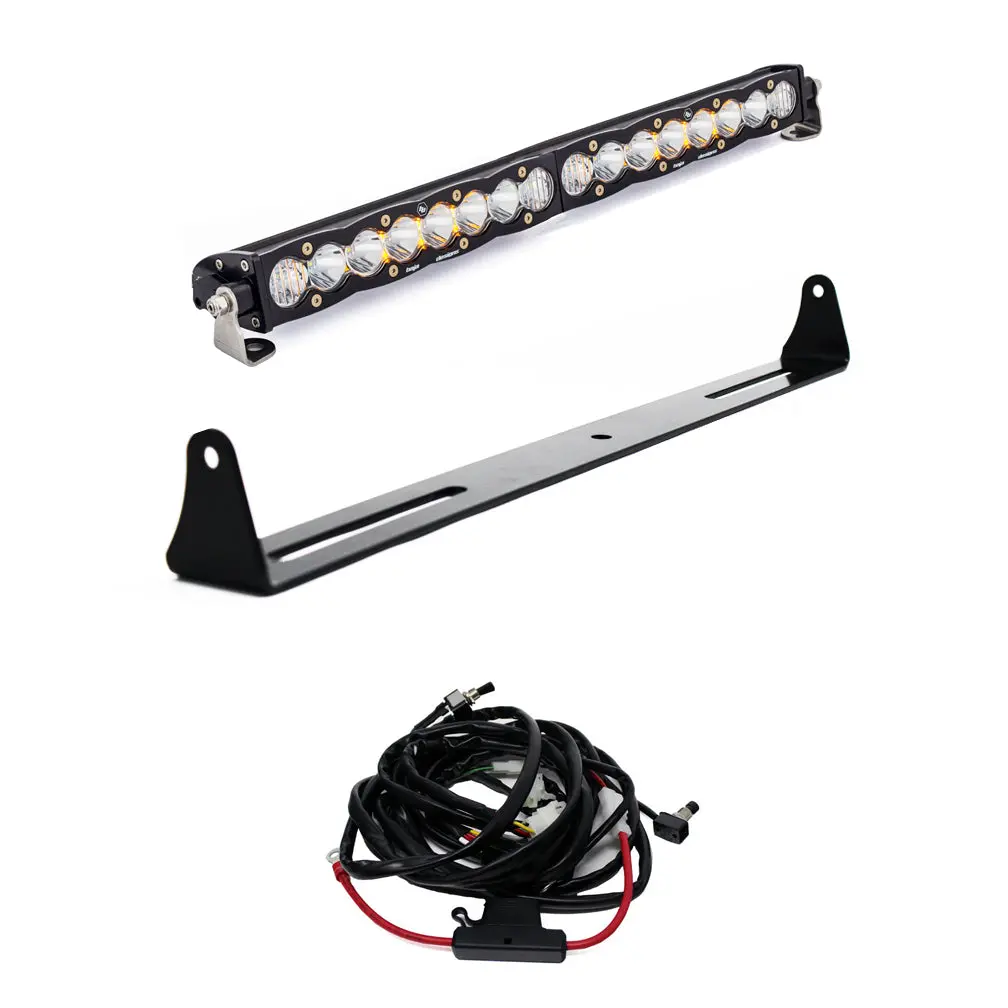 07-13 Silverado 20 Inch Bumper Mount Kit 20 Inch S8 Baja Designs 1