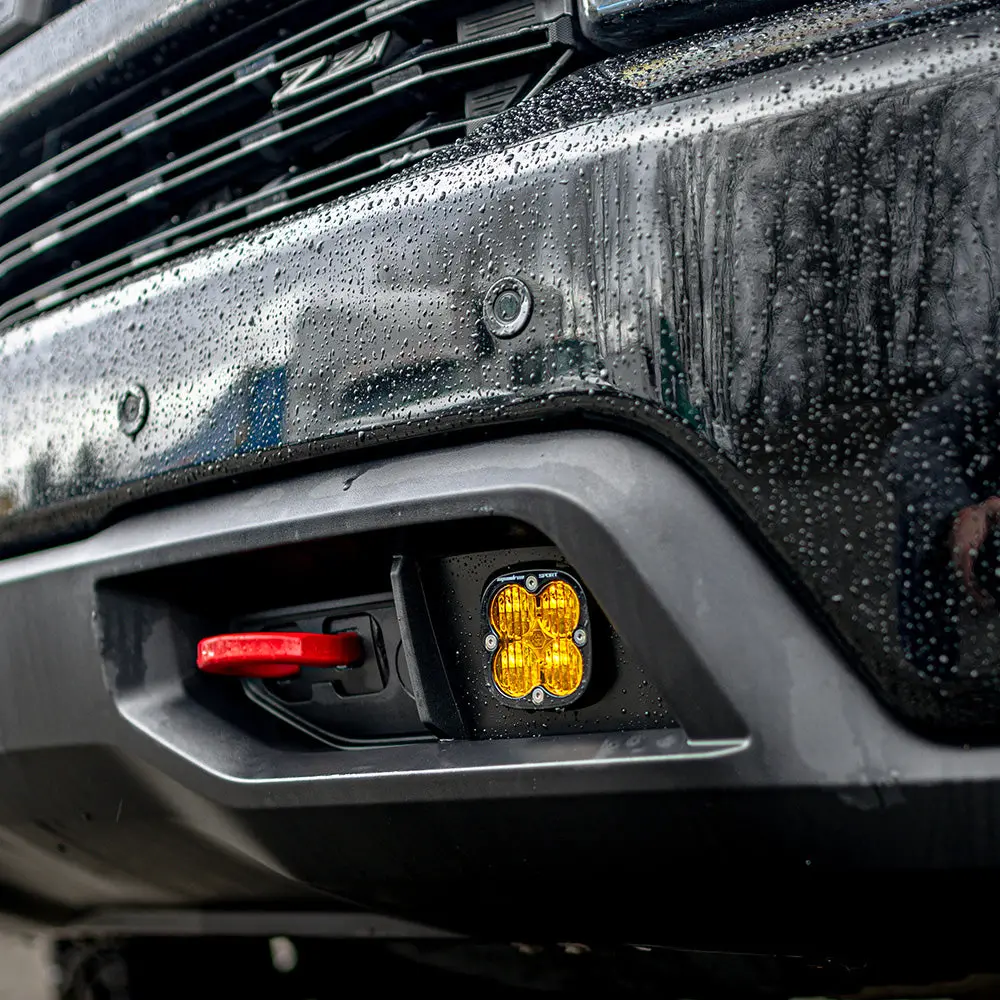 Silverado 1500 2019 Fog Pocket Mount Kit Pro Baja Amber Fpk Sport Wc Baja Designs 1
