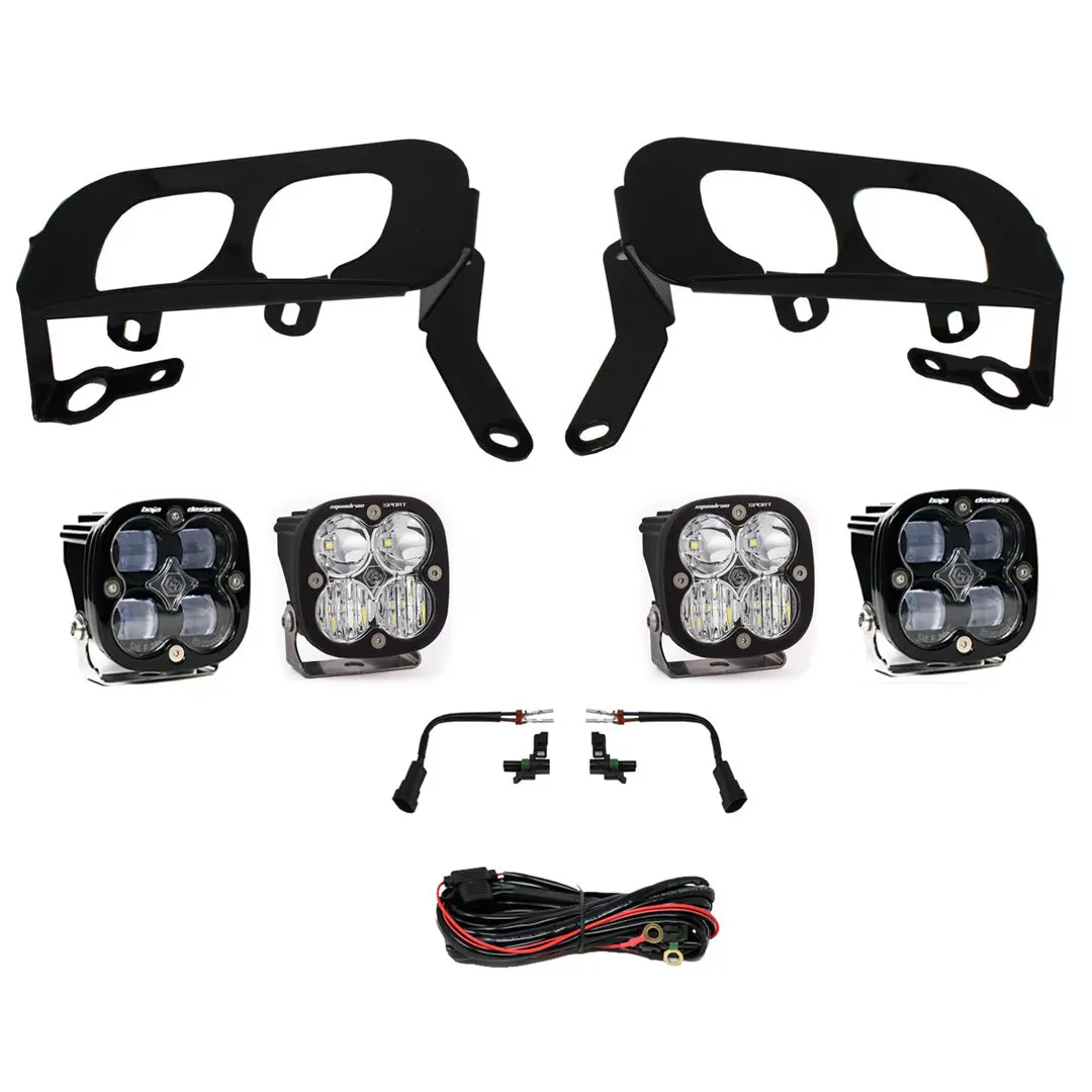 Silverado 1500 Fog Pocket Kit 14-15 Fpk, Sae Clear W/C & Sport D/C Baja Designs 1