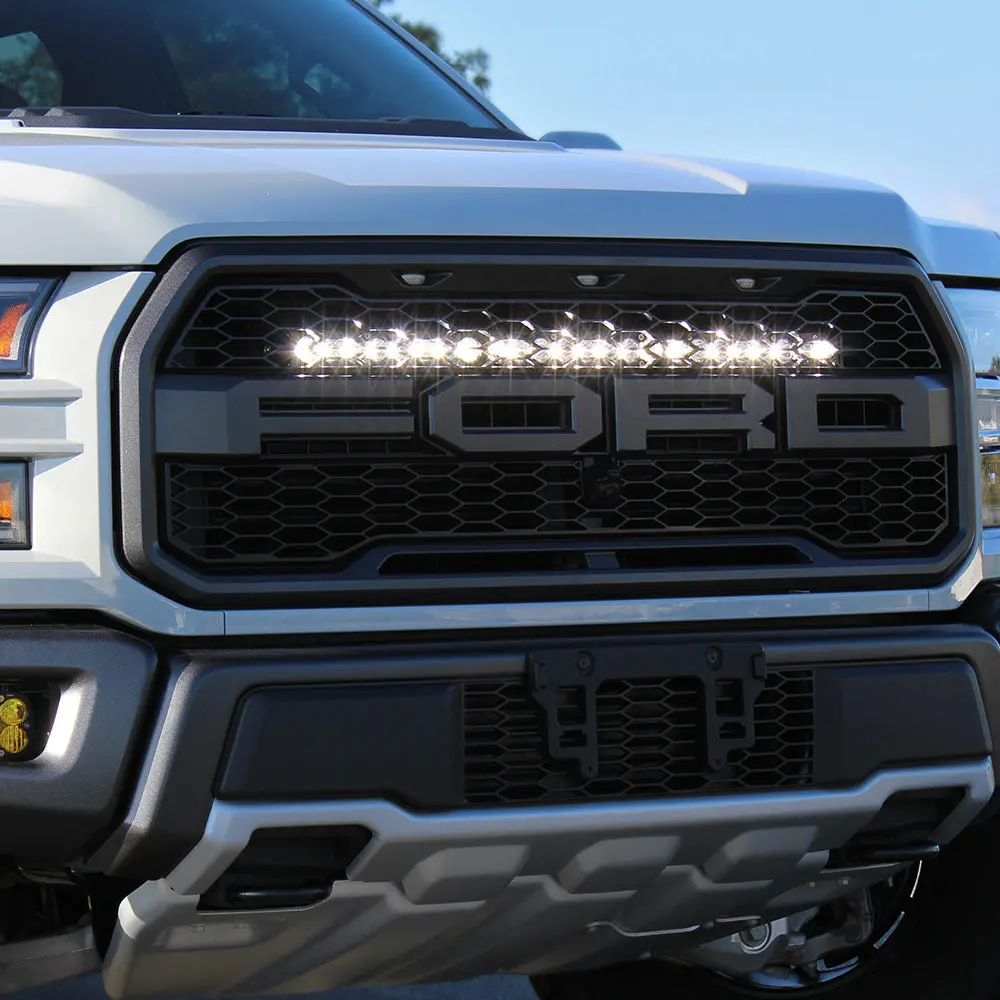 17-20 Ford Raptor 30 Inch S8 Grille Led Light Bar Kit Baja Designs 1