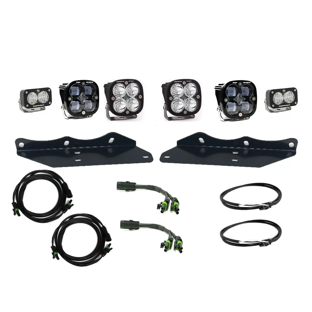 Raptor Fog Light Kit 17-18 F-150 Raptor Fog Pocket Kit Sae Sportsmen Baja Designs 1