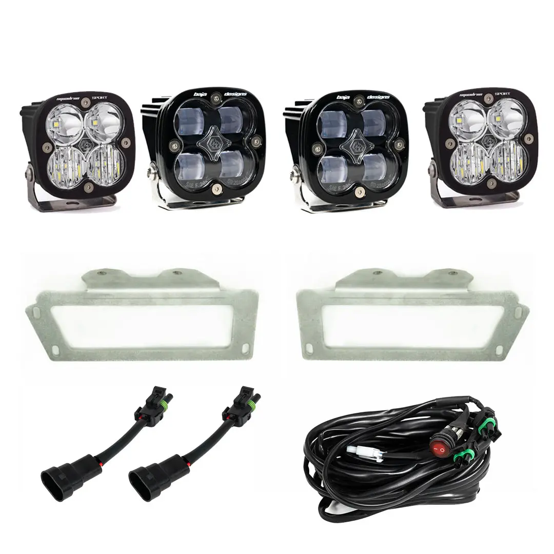 Ram 2500/3500 Fog Lights Sae Fog Pocket Kit 10-18 Ram 1500 09-12 Ram 2500/3500 Baja Designs 1