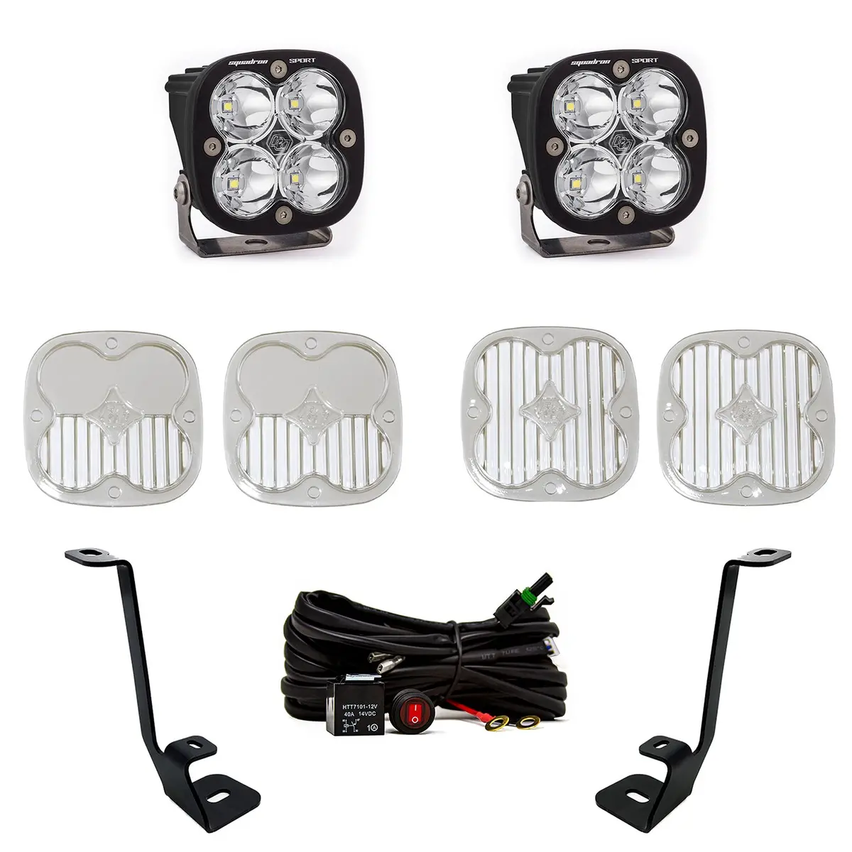 F-150 A Pillar Kit Squadron Sport Spot 21-On Ford F150 Baja Designs 1