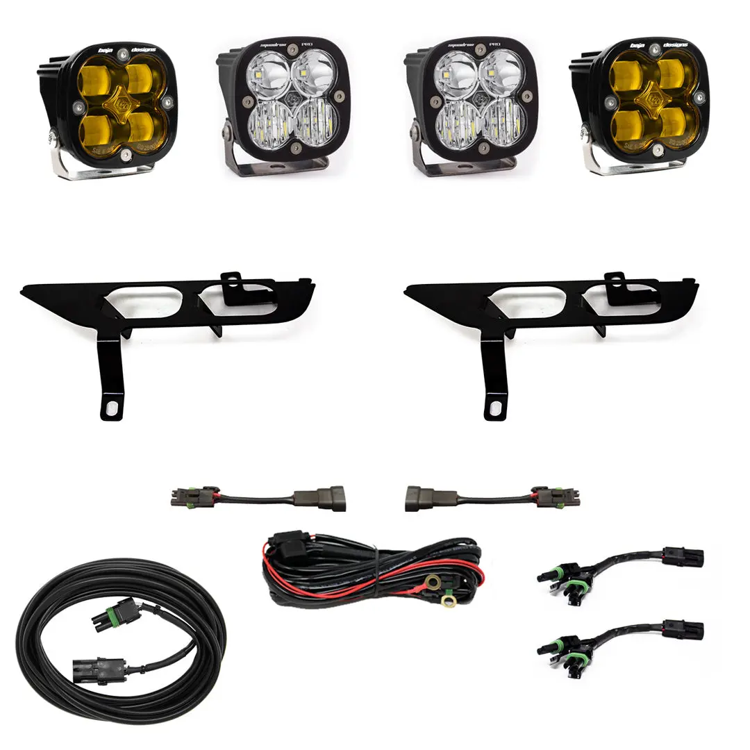 Ford, F150, (21-On), Fpk, Sae Baja Amber/Pro Dc W/O Drl Baja Designs 1
