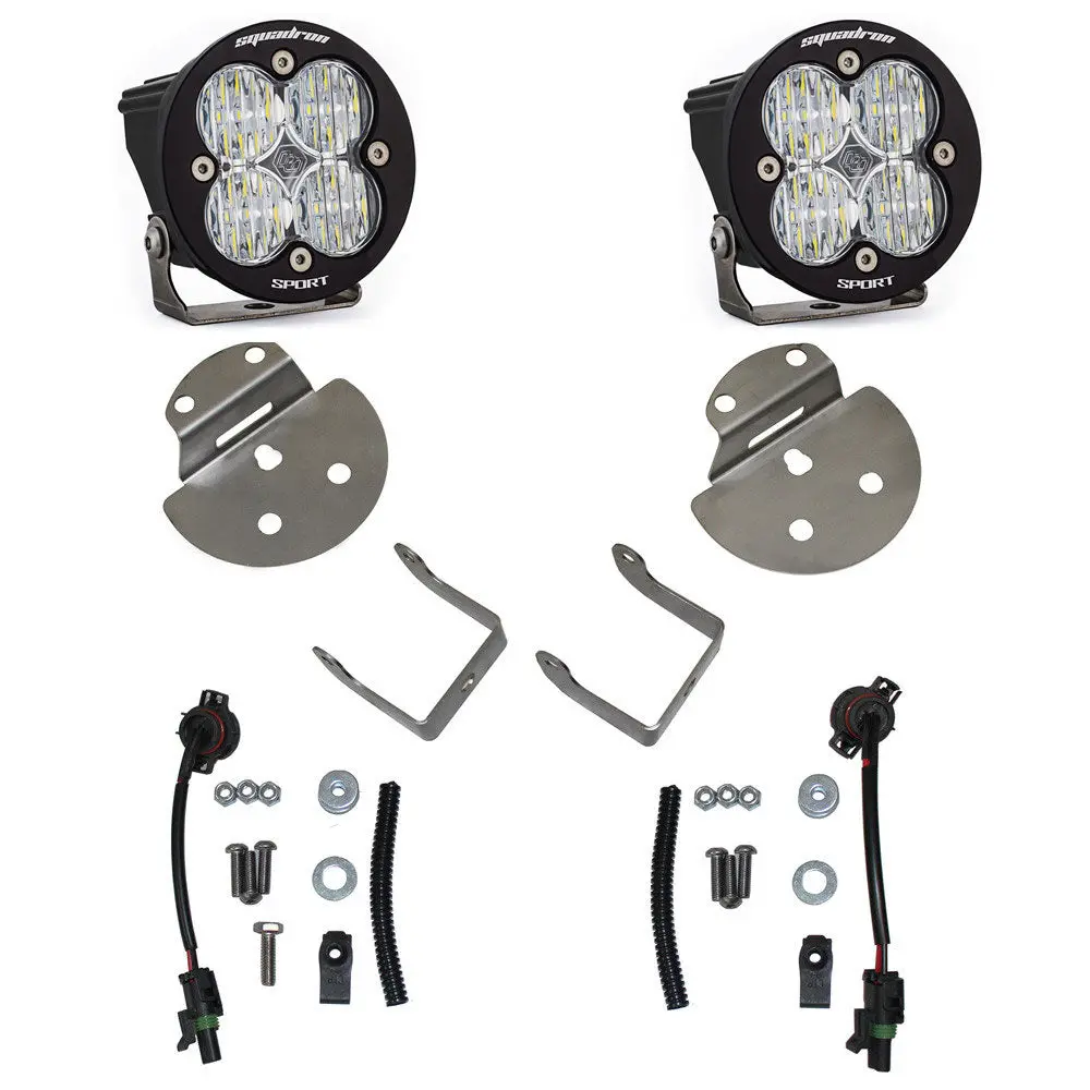 Squadron-R Sport Fog Pocket Kit 15-19 Colorado/Canyon/Silverado/Sierra 2500Hd/3500Hd Baja Designs 1