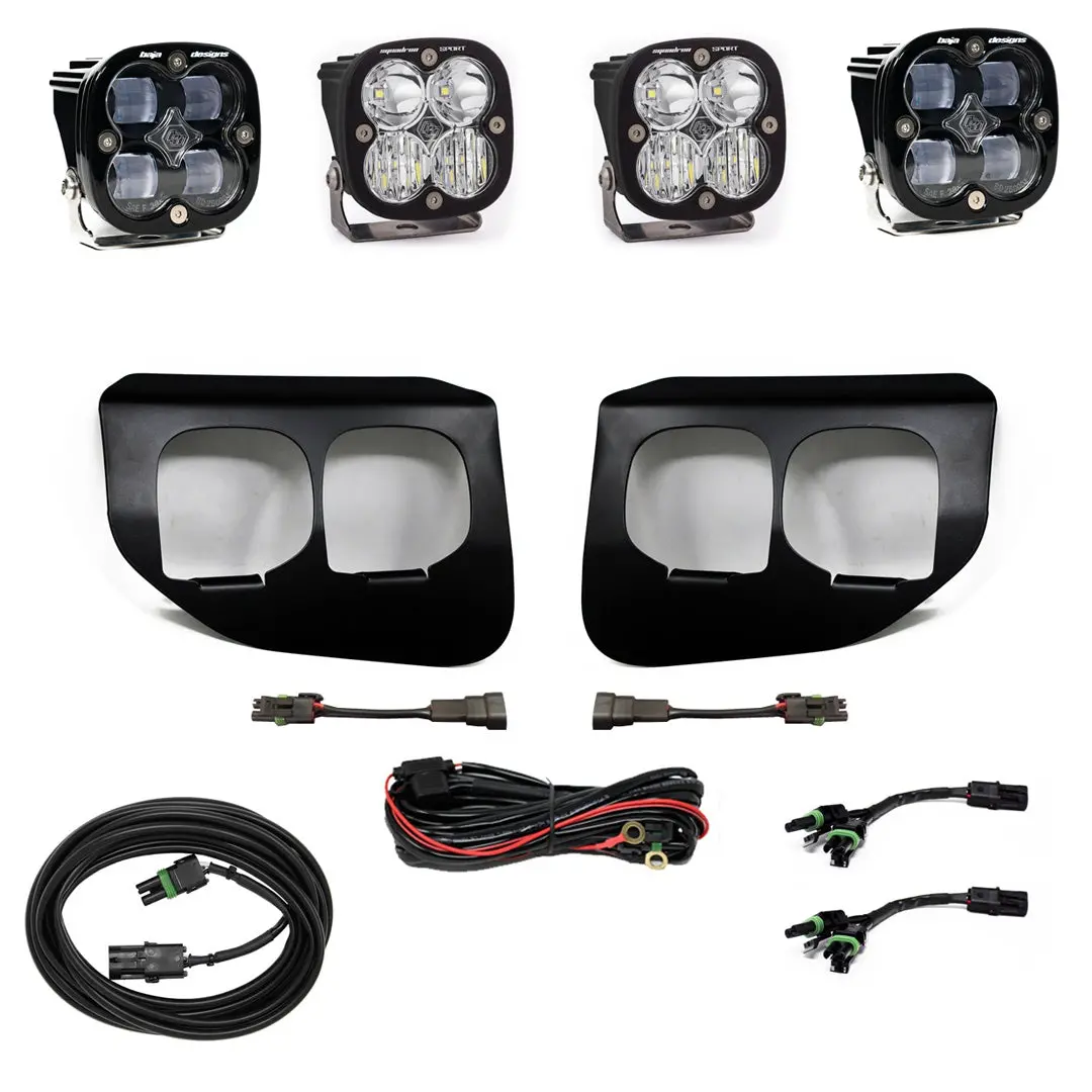 Ford Super Duty (20-22) Fog Lights Dual Fpk Sae/Sport Dc Baja Designs 1
