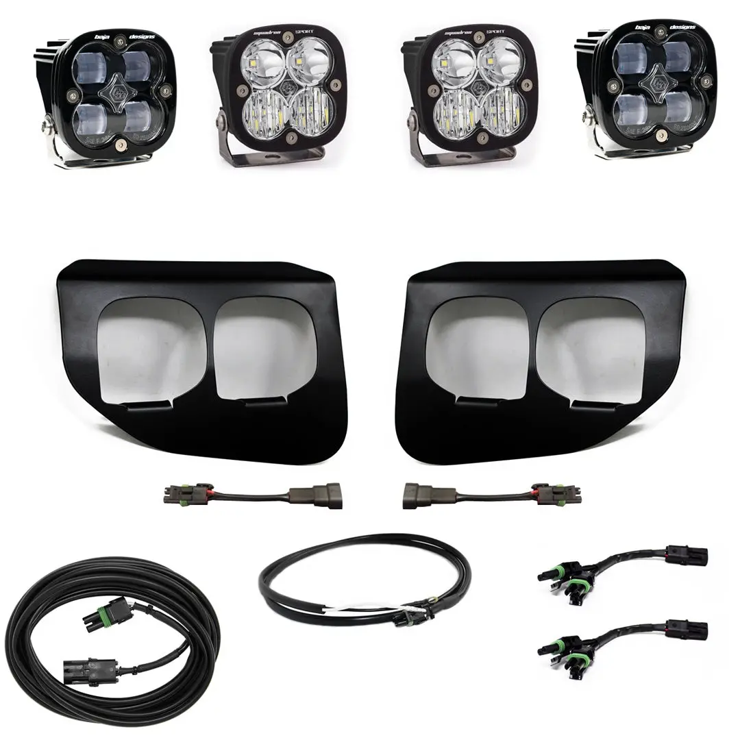 Ford Super Duty (20-22) Fog Lights Dual Fpk Sae/Sport Dc Baja Designs W/Upfitter Baja Designs 1