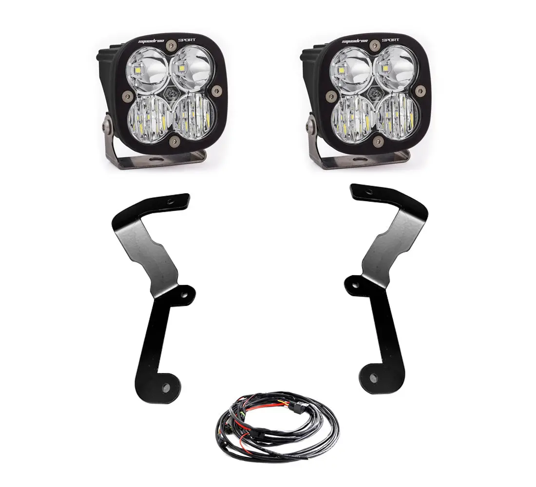 Sierra 1500 19-On Squadron Sport A Pillar Light Kit Baja Designs 1