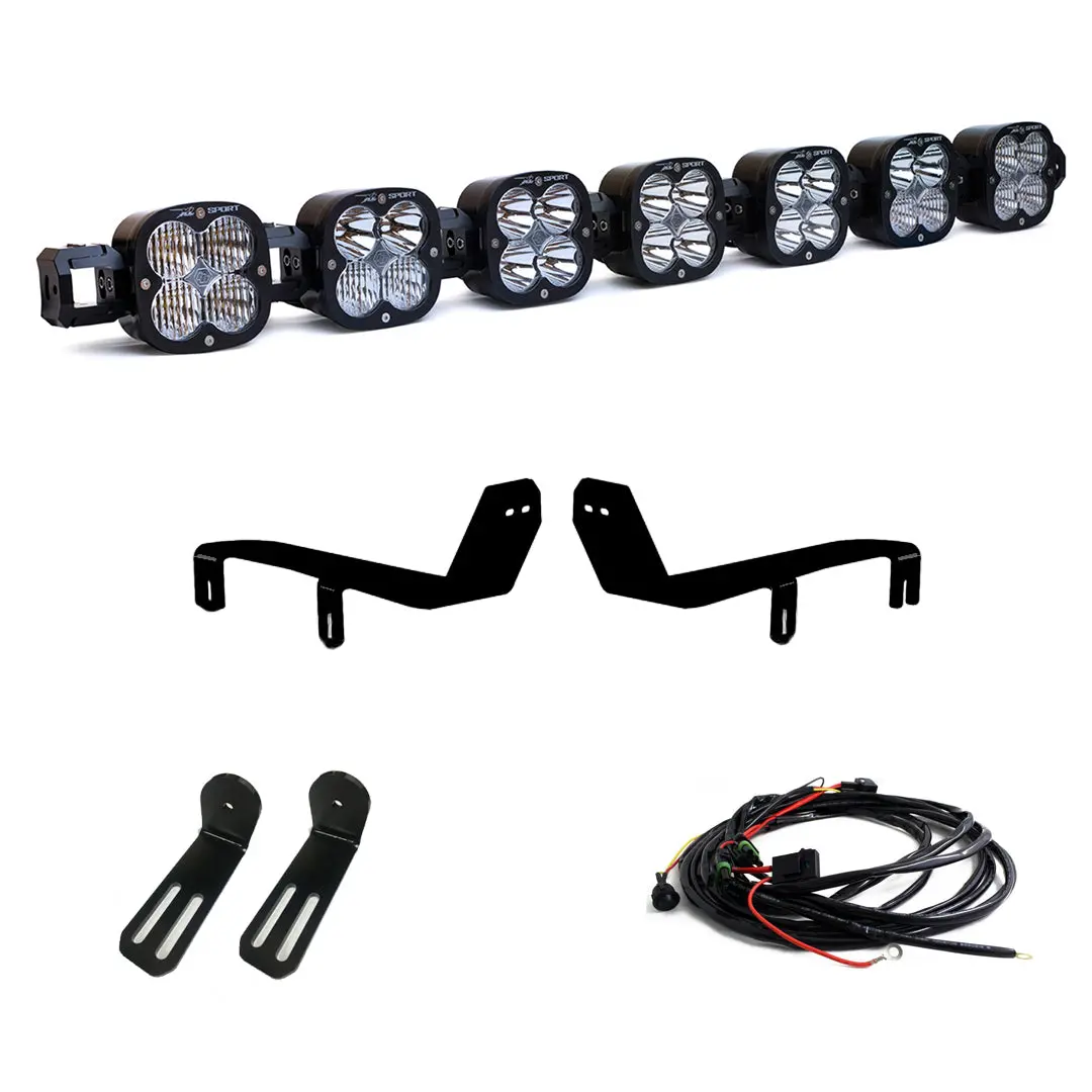 7 Xl Linkable Led Light Kit For 17-19 Ford Super Duty Baja Designs 1