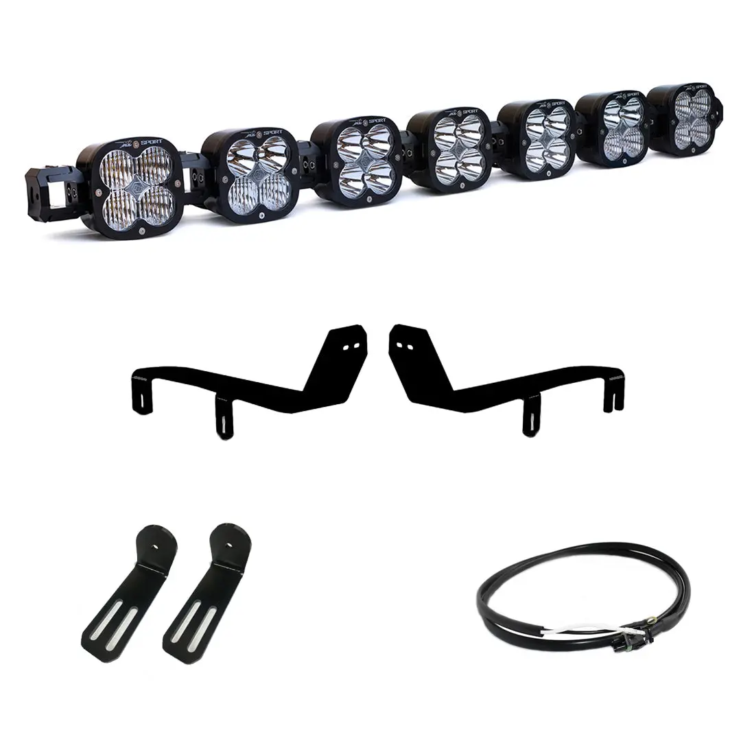 7 Xl Linkable Led Light Kit For 17-19 Ford Super Duty W/Upfitter Baja Designs 1