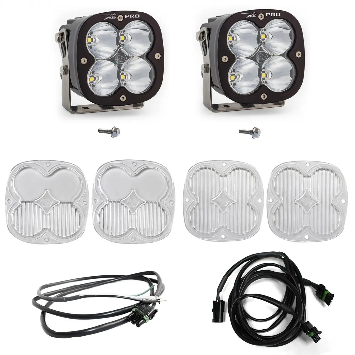 Bronco A Piller Light Kit 21-Up Ford Bronco Xl Pro Spot W/Upfitter Baja Designs 1