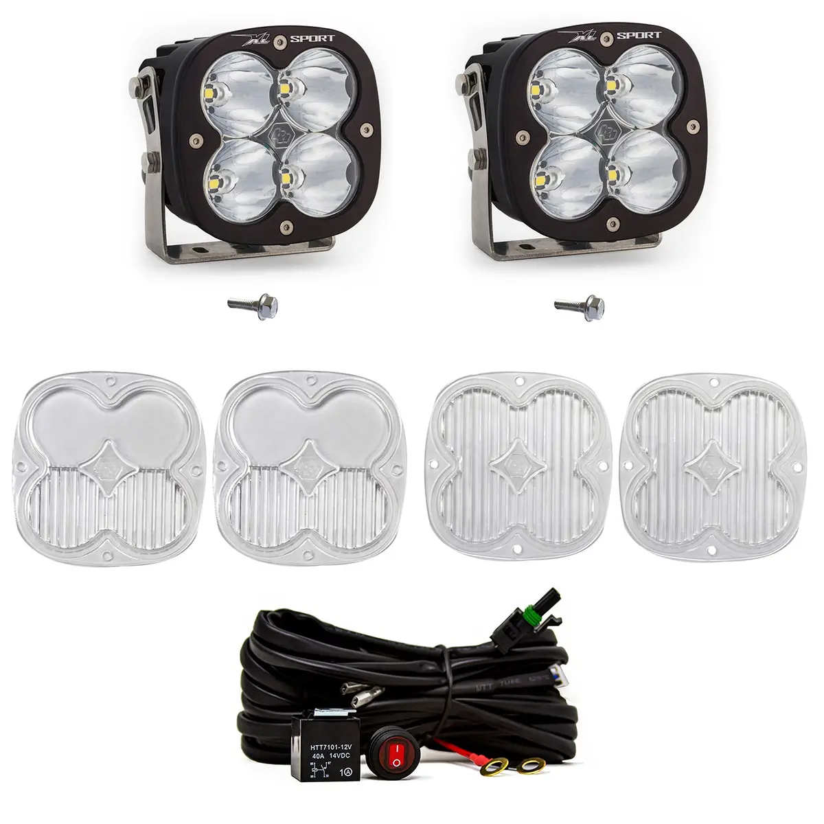 Bronco A Piller Light Kit 21-Up Ford Bronco Xl Sport Spot Baja Designs 1