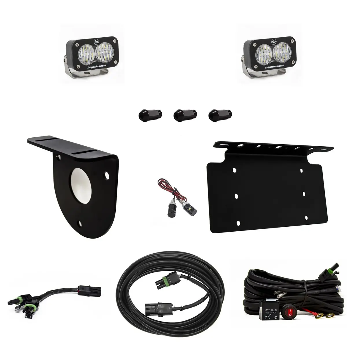 Bronco Dual S2 Sport W/C Reverse Kit W/Lic Plate 21-Up Ford Bronco Baja Designs 1