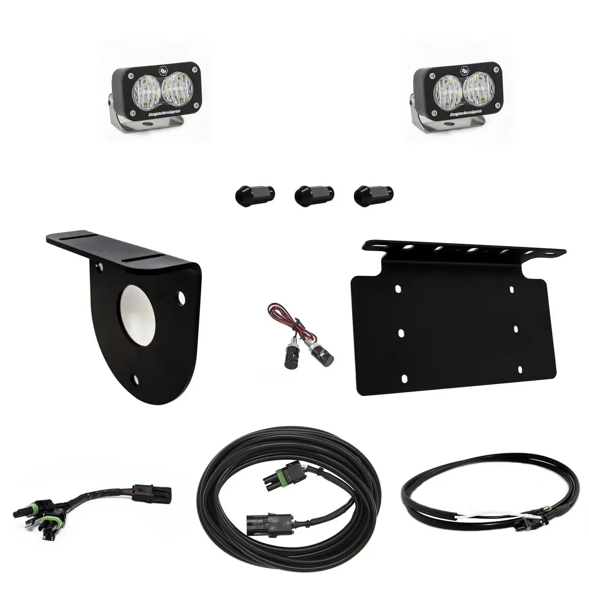Bronco Dual S2 Sport W/C Reverse Kit W/Lic Plate W/Upfitter 21-Up Ford Bronco Baja Designs 1