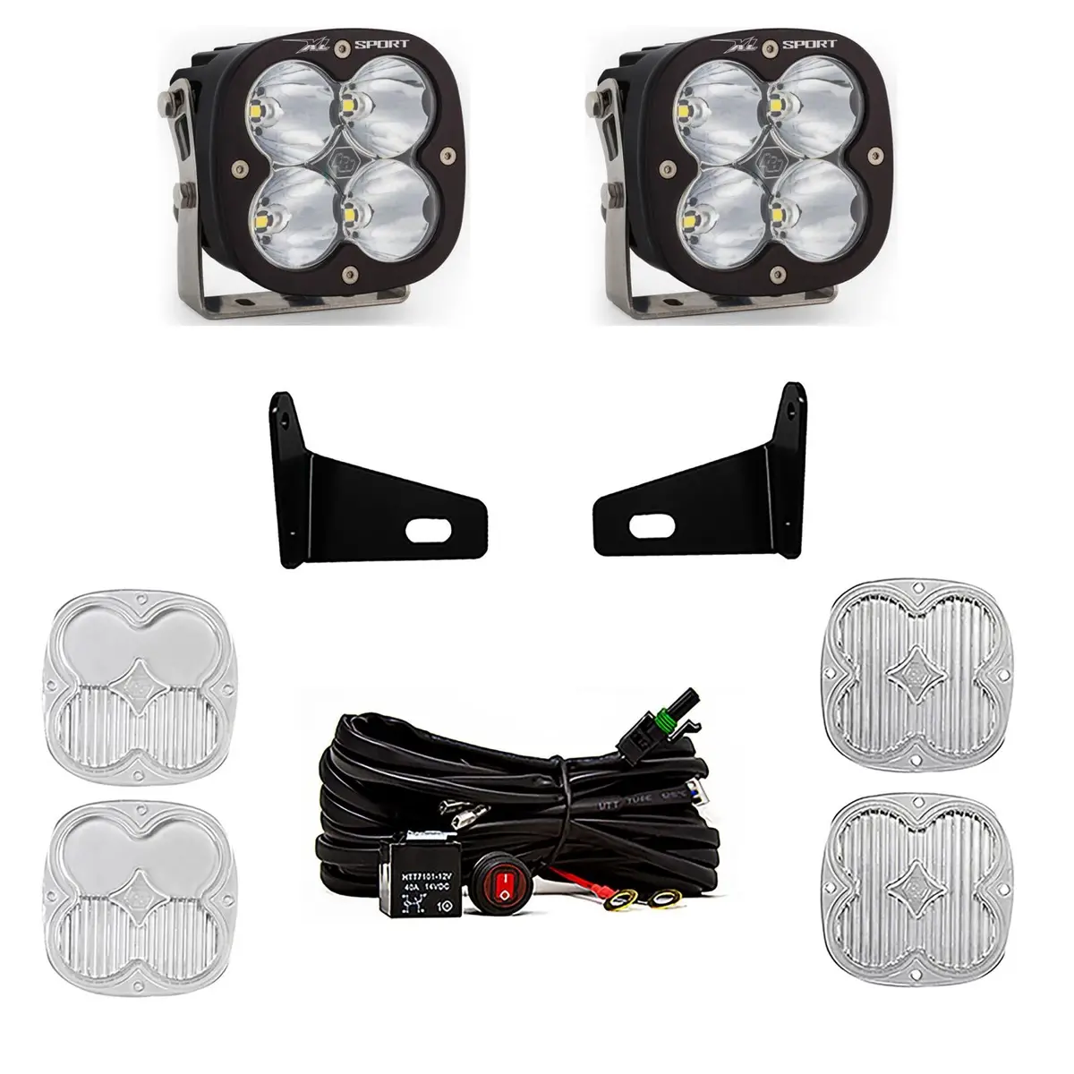 Xl Sport A-Pillar Kit 17-22 Maverick X3 Driving/Combo Clear Baja Designs 1