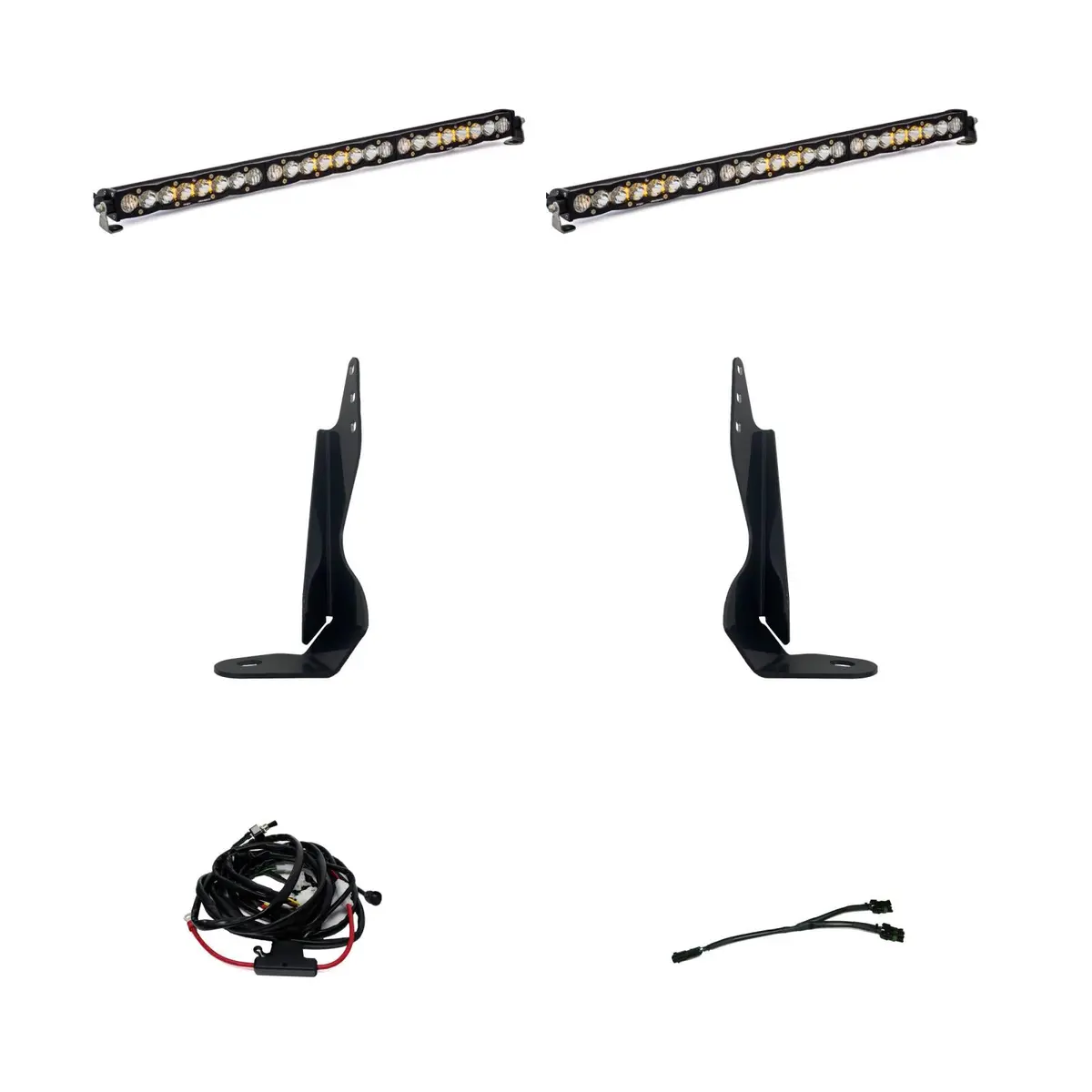 Gmc 2500/3500 2020-On Behind Grill Kit Dual S8 Baja Designs 1