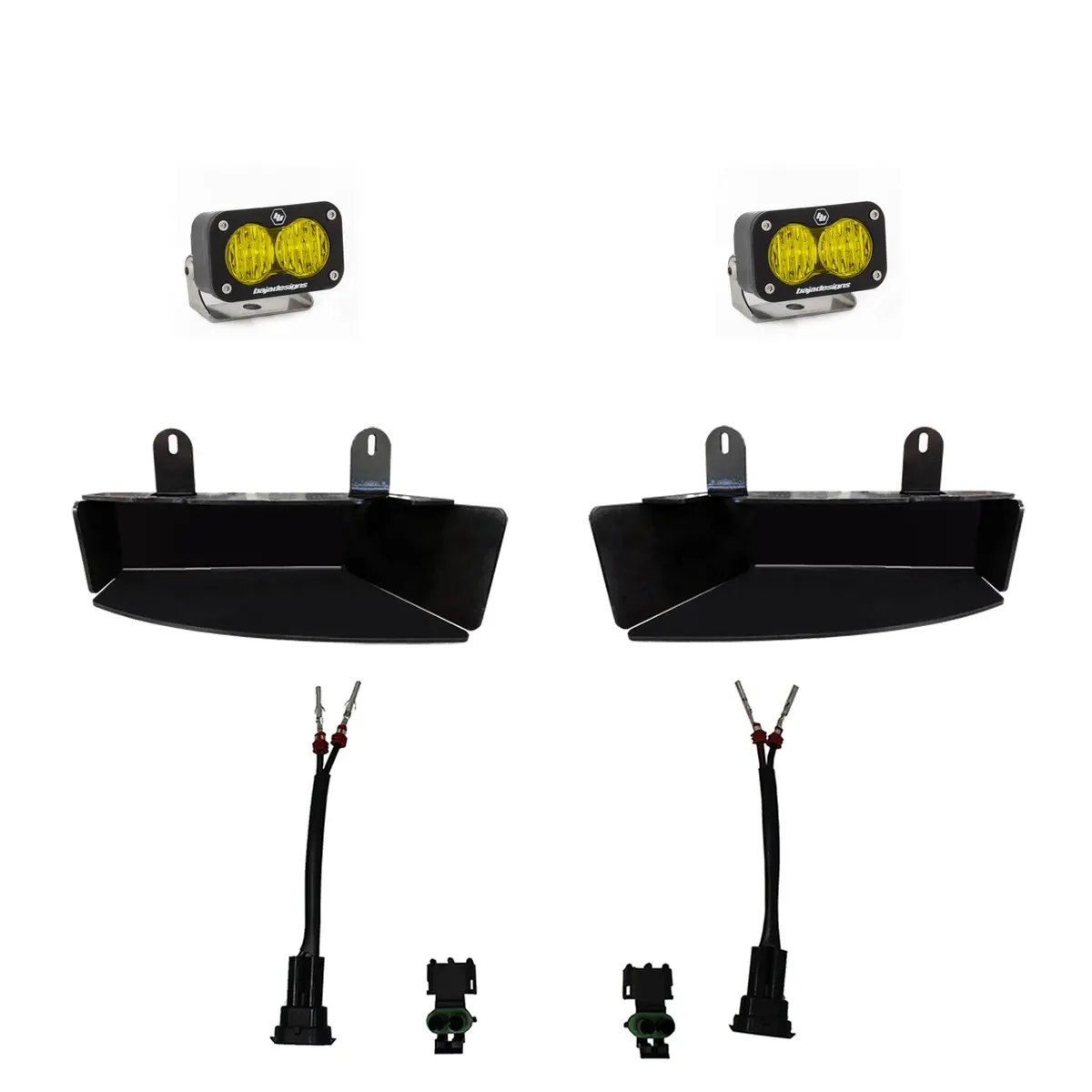 Dodge Ram Light Kit For Ram 2500/3500 19-On Fpk S2 Sport W/C Baja Amber Baja Designs 1