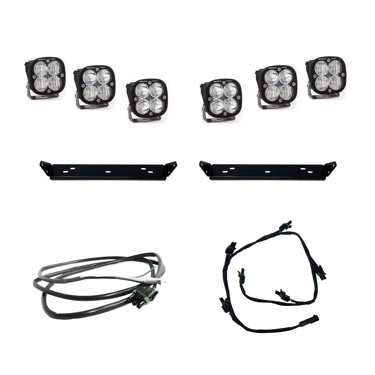 Squadron Sport Behind Grill Kit Fits 21-On Ford Raptor Baja Designs 1