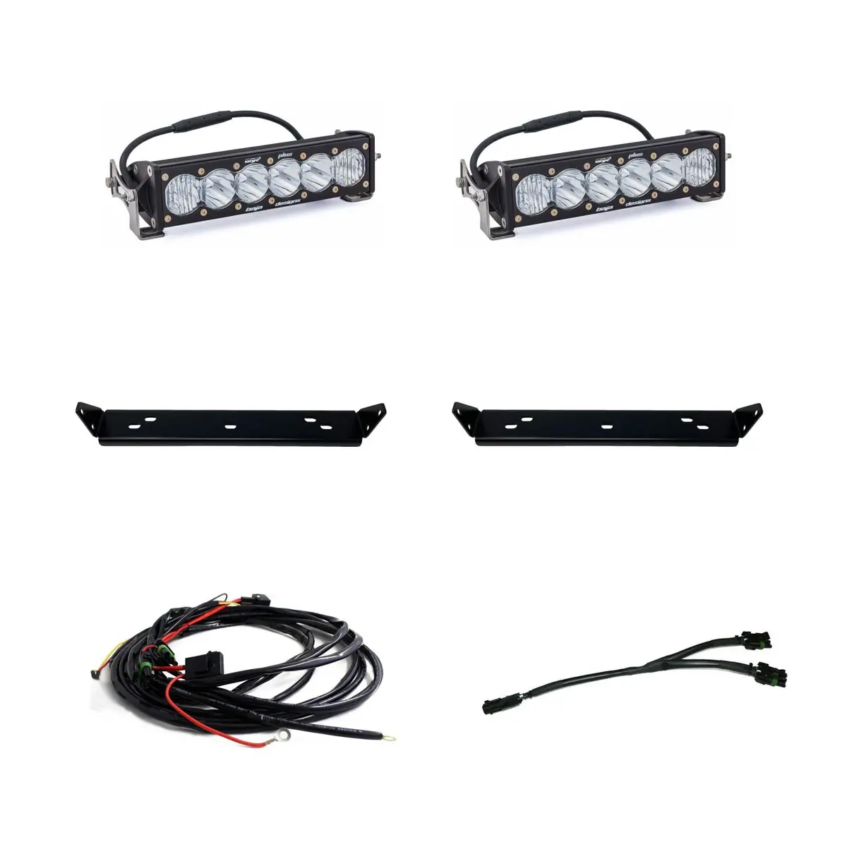 10 Inch Onx6 D/C Behind Grill Kit Fits 21-On Ford Raptor Baja Designs 1