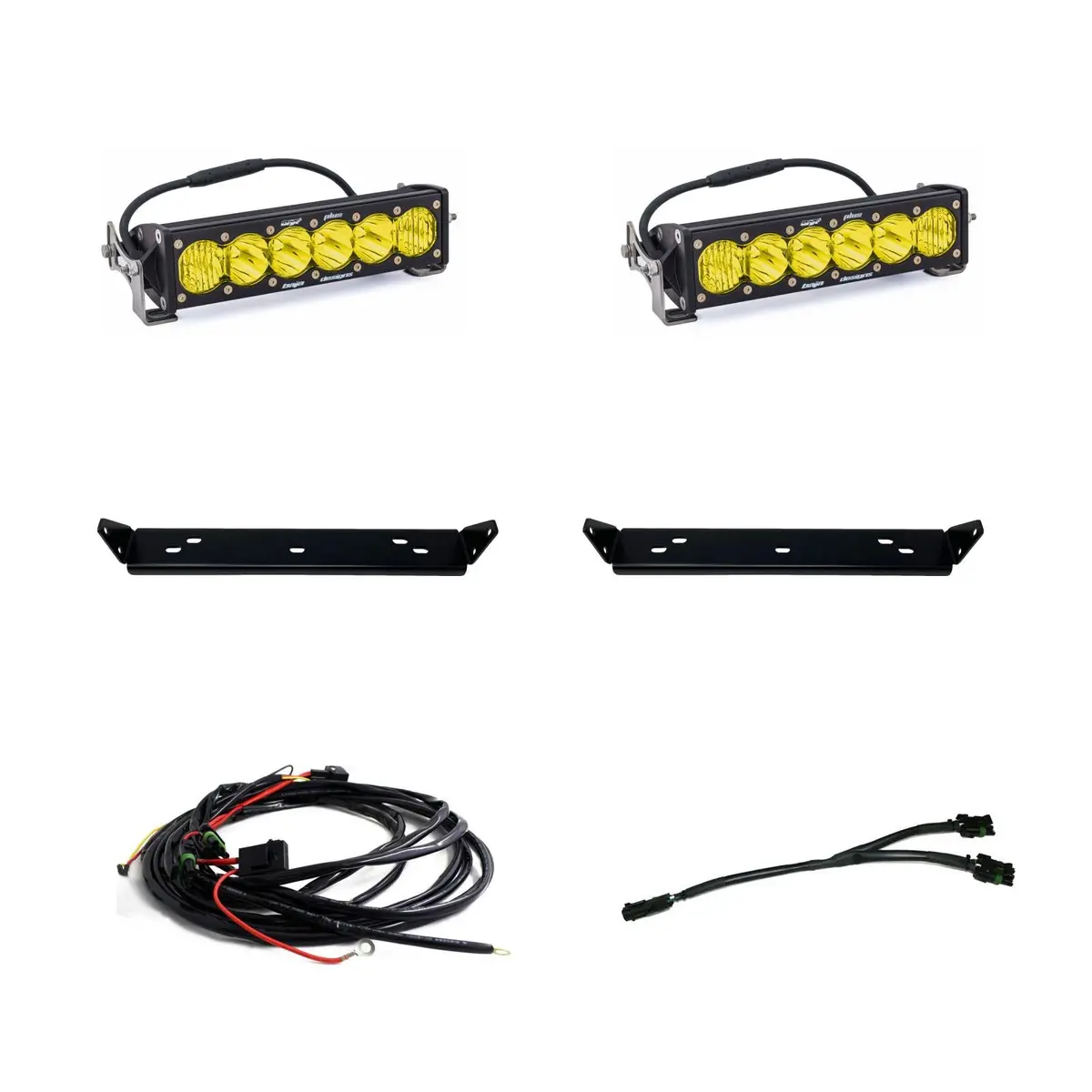 10 Inch Onx6 D/C Baja Amber Behind Grill Kit Fits 21-On Ford Raptor Baja Designs 1