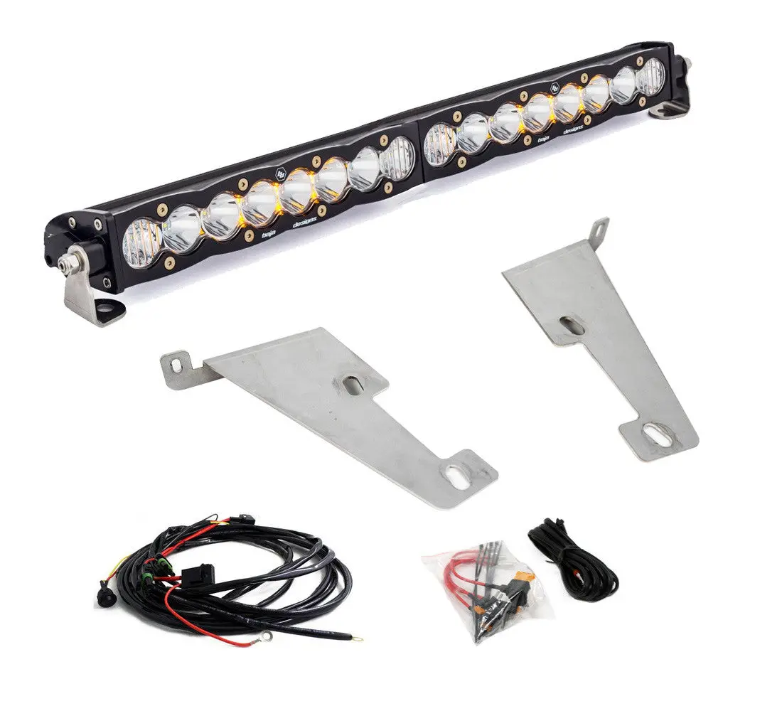 2022 Toyota Tundra 20 Inch S8 Behind Bumper Kit Clear Non-Hybrid Baja Designs 1