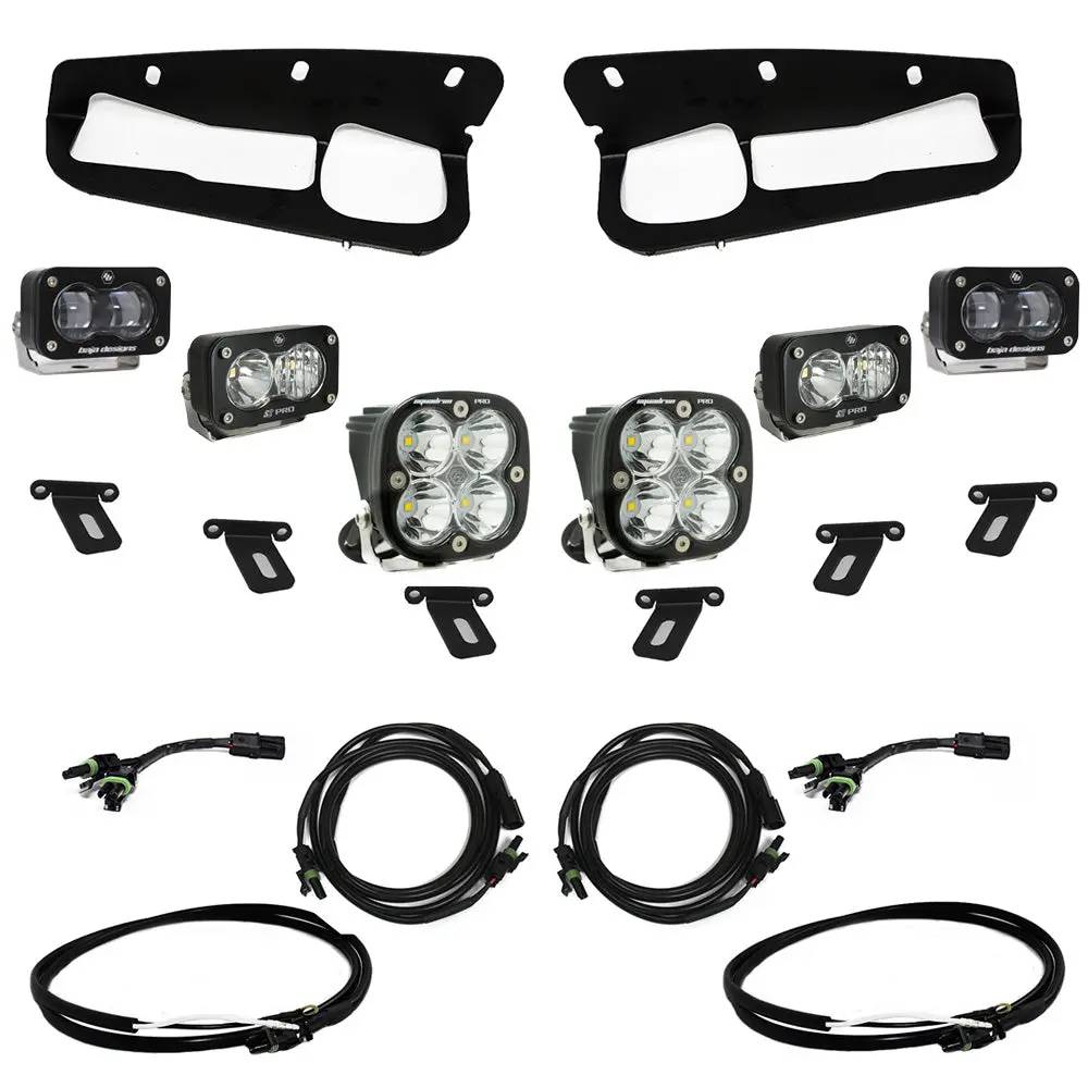 Ford Bronco (21-Present) S2 Sae Fpk Pro W/Upfitter Wiring Harness For Oem Steel Bumper Baja Designs 1