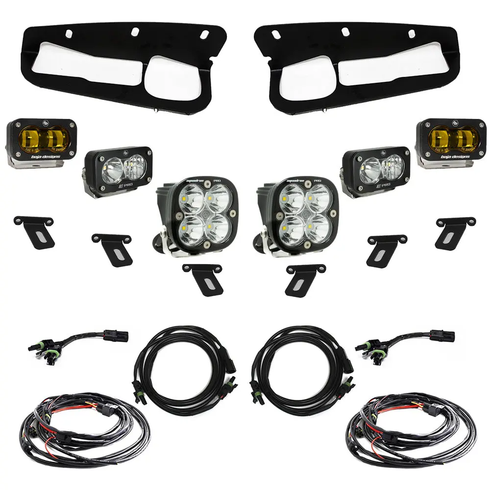 Ford Bronco (21-Present) S2 Sae Baja Amber Fpk Pro For Oem Steel Bumper Baja Designs 1