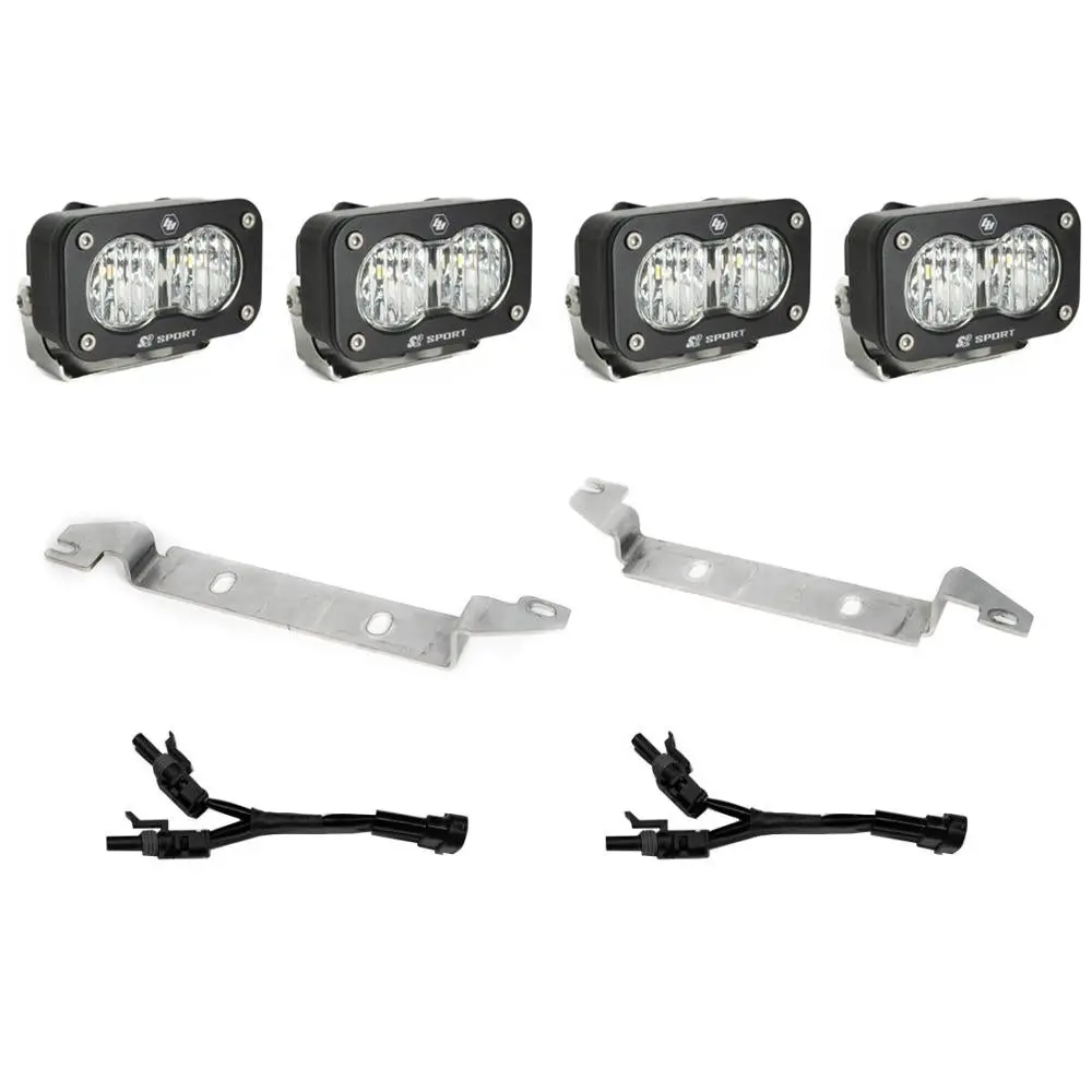 2024-Present Toyota Tacoma S2 Sport Oem Fog Light Replacement Kit Baja Designs 1